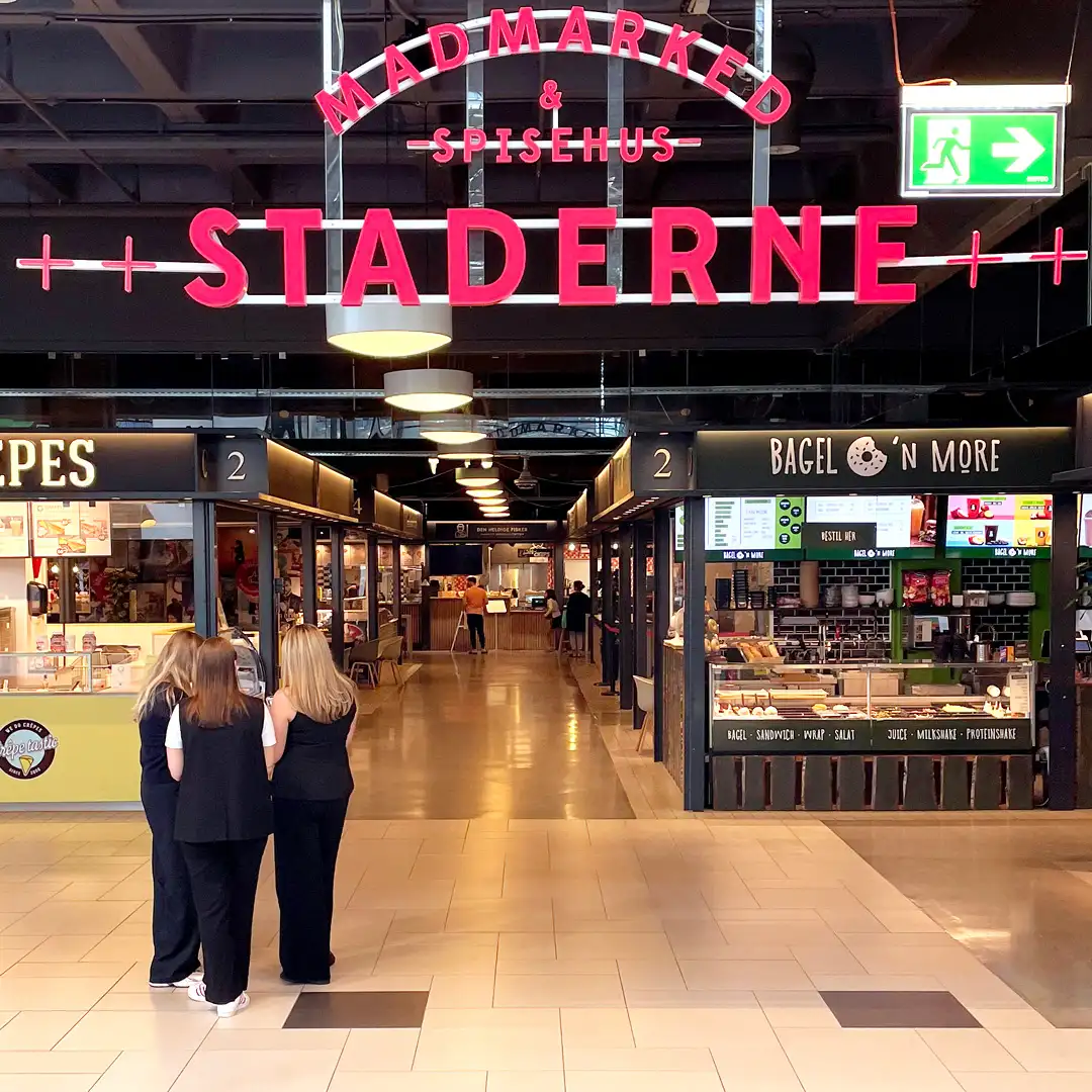 Vælg fra hver jeres favoritkøkken fra madmarkedet Staderne i City2